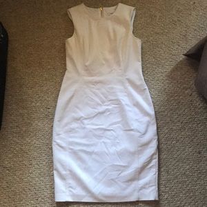 Calvin Klein White Business Cocktail Dress